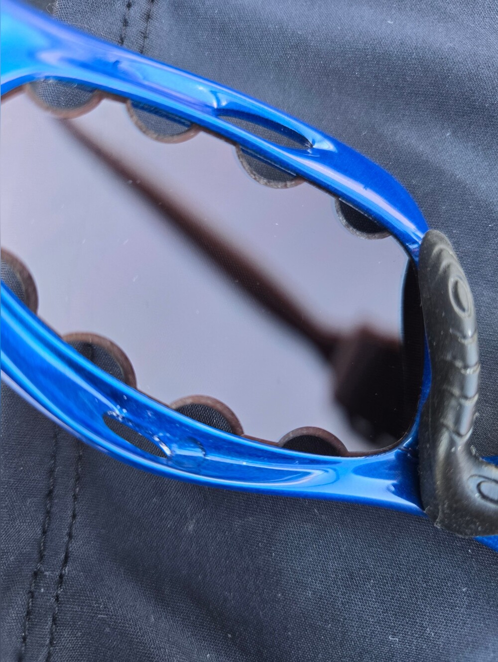 OAKLEY PRO RACING WATER ELECTRIC BLUE/IRIDIUM VENTED SUNGLASSES - Picture 3 of 14